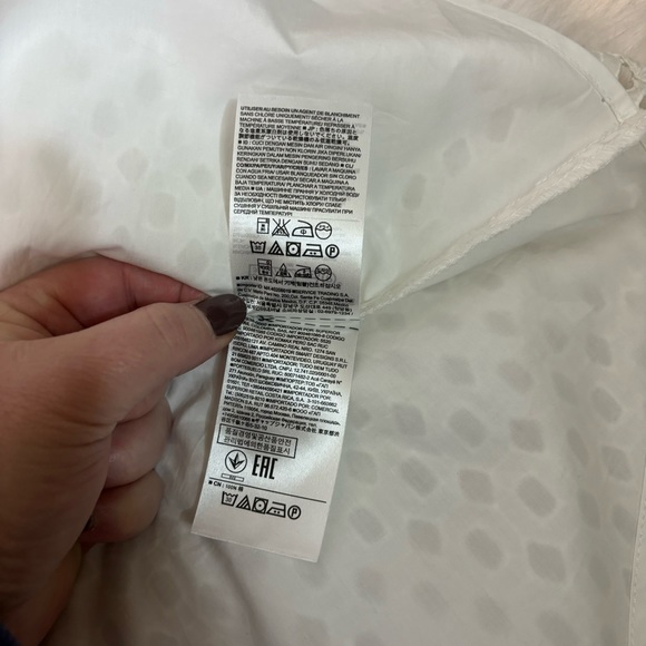 NWT Banana Republic White Eyelet Dress - Picture 5 of 12